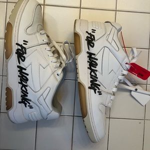 Used off white sneakers